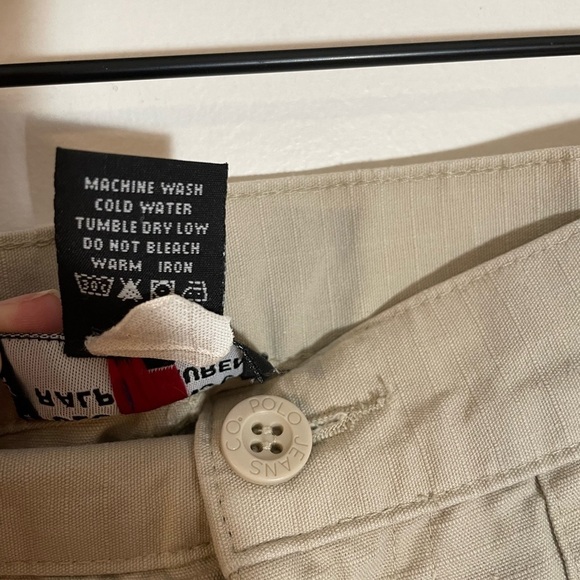 Polo Jeans Co. Ralph Lauren Khaki Cotton Shorts Size 6 Y2K 90’s - Picture 3 of 12